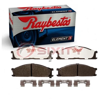 Juego de pastillas de freno de disco delanteras Raybestos Element3 para Nissan D21 1986-1994 3,0 L V6 rp Foto 1 de 4