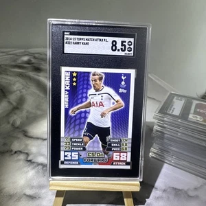 Harry Kane Rookie Card Topps Match Attax 2014/15 Tottenham #322 SGC 8.5 - Picture 1 of 2
