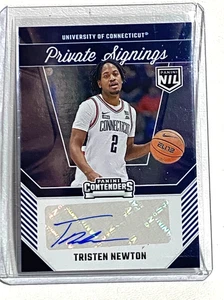 2025 Panini Firme Private #TN TRISTEN NEWTON AUTO UConn NIL - Foto 1 di 2