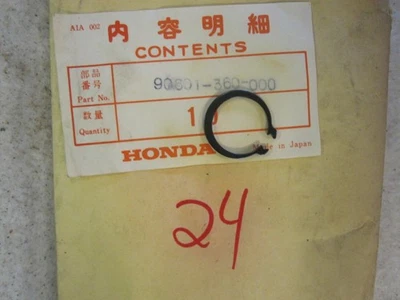 NOS Honda 90601-360-000 JUEGO-ANILLO (20MM) MT125 CR125M CR125 Elsinore CRF250 R / X Foto 1 de 4