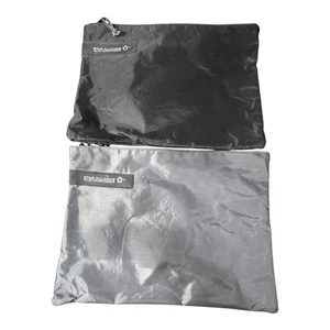 Star Alliance Reisetasche 2er Set schwarz grau Nylon Reißverschlusstasche LEER Amenity - Bild 1 von 10