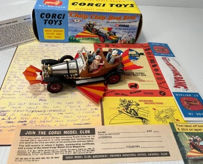 Original Corgi Chitty Chitty Bang Bang Flying Car w/ Fantasy Box and Extras! - Image 1 of 4