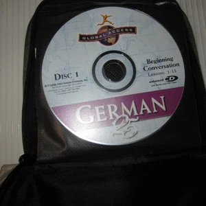 Global Access Mastering German 25 Disc Edition With Travel Case NEW - Picture 1 of 1