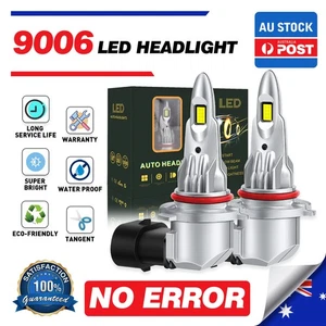 2Pcs 9006 HB4 LED Headlight High/Low Beam 6500K Replacement Halogen No Error - Picture 1 of 15