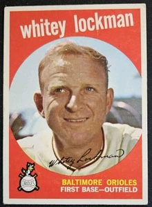 1959 Topps #411 Whitey Lockman Baltimore Orioles - Picture 1 of 2