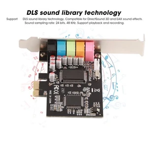 Sound Card 6 Channels Stereo Desktop Signal Conversion Hardware With SPC - Picture 1 of 12