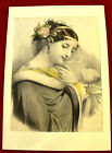 Lithografie,Dame mit Maske,Etudes Choisies,(ausgewählte Studien)Lemercier Paris