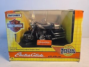 MATCHBOX HARLEY DAVIDSON MOTORCYCLE ELECTRA GLIDE w/ SIDE CAR SPECIAL EDITION - Picture 1 of 5