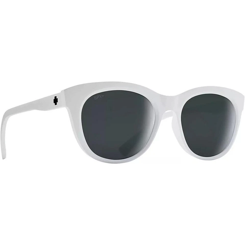 Spy Optic Boundless Sunglasses Matte White Gray with Black Spectra Mirror - Image 1 of 1