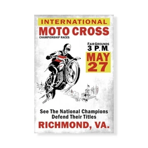 Impression Sur Toile Ou Affiche Rogan Mark MotoCross Richmond VA - Imagen 1 de 2