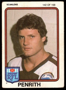 1981 #142 Craig McMahon Penrith Panthers Scanlens rugby league NRL card - Picture 1 of 2