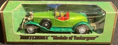 Matchbox LESNEY Models of Yesteryear 1931 2-tone Green Stutz Bearcat Y-14 New! - Image 1 of 3