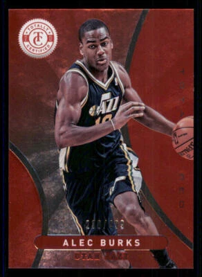 2012-13 Totally Certified Red #225 Alec Burks /499 - Image 1 of 2
