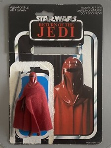 Vintage Star Wars ROYJ  Emperors Royal Guard with Palitoy 65 Bk Card