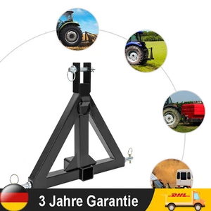 Dreipunkt-Adapter Kategorie 3Punkt Euroaufnahme Schlepper Anhängerkupplung Ständ - Bild 1 von 5