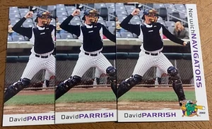 David Parrish 2002 Tribüne Norwich Navigators 3 Karten Lot - Bild 1 von 1