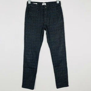 Jack & Jones Slim Marco Herren Hose W27 L30 Grau Kariert Stretch Herrenhose - Bild 1 von 9