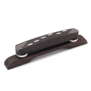 Palisander Brücke schwimmend für 6-saitige Archtop Jazzgitarre mit Zubehör - Bild 1 von 8