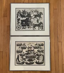 1850 Erve Wijsmuller Magazijn van Papiere usw. Schattenplatten chinesische Schatten - Bild 1 von 11