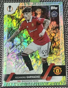 2022-2023 Topps Jade Edition UEFA Club Alejandro Garnacho RC United SP ROOKIE - Picture 1 of 2
