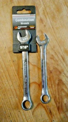 Performance Tool -Combination  Wrenches Lot Of 2 - 1/2" & 9/16" New - Image 1 of 3