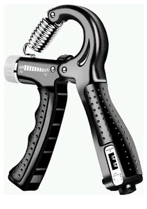 Adjustable Grip Trainer 5kgto60kg Resistance NonSlip Handles Digital Rep Counter - Picture 1 of 4