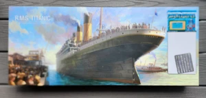 ACADEMY 1/400 RMS TITANIC CENTENARY EDIT 1/5000 W/ WOOD & P/E 14202 & PASSENGERS - Picture 1 of 13