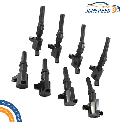 Paquete de 8 bobinas de encendido Dg508 aptas para Ford F150 Expedition 200-2004 4,6/5,4 l Foto 1 de 4