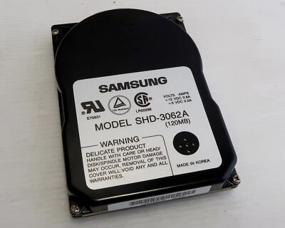 Samsung SHD-3062A, 3.5" Hard Disk Drive 120MB, IDE, TESTED AND WORKING - Image 1 of 4