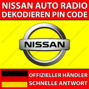 ✅NISSAN RADIO DEKODIEREN PIN CODE FÜR ALLE MODELLE BOSCH CONNECT CLARION DAEWOO✅ - Bild 1 von 5