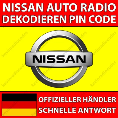 ✅NISSAN RADIO DEKODIEREN PIN CODE FÜR ALLE MODELLE BOSCH CONNECT CLARION DAEWOO✅ - Bild 1 von 4