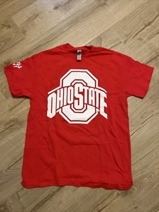 Ohio State Buckeyes/Coors Light T-Shirt Red Size Medium By Gildan NEW Free Ship - Picture 1 of 4
