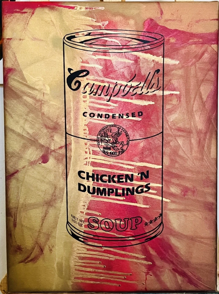 Оригинальная банка для супа с живописью поп-арт 22x16 Mr Clever Art Gallery Street Art Show - Изображение 1 из 1