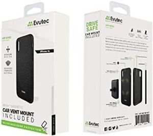Evutec Compatible with iPhone Xs Max 6.5 inch Karbon Unique Hard Smooth heavy-du