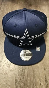 New Era NFL Dallas Cowboys Football Navy Blue 9FIFTY SnapBack Cap Hat OSFM - Picture 1 of 8