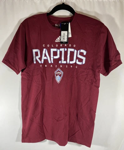Men’s Adidas COLORADO RAPIDS, The Go-To Tee T-SHIRT, Size Medium, Burgundy Cover