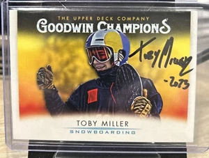Firmado por Toby Miller - UD Goodwin Champions 2021 #88 - autografiado - Imagen 1 de 1