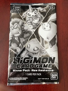 DIGIMON - WINNER PACK - NEW AWAKENING - FACTORY SEALED - Picture 1 of 1