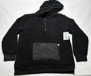 Tommy Bahama Sherpa Hoodie Fleece Lined Sweatshirt Black Kid size XXL 16 NWT New - Picture 1 of 11