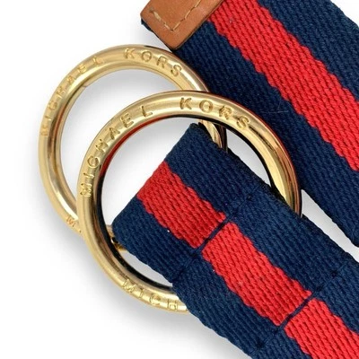 MICHAEL KORS Belt Red & Blue  SZ L /XL Logo 55641 - Image 1 of 4