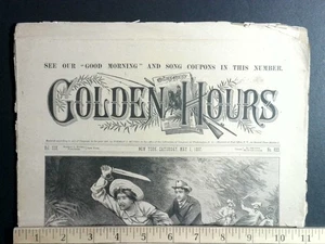 Golden Hours May 1 1897 Norman L Munro Rare Adventure Comics - Bild 1 von 3