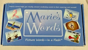 Marie's Words 550 Flash Cards Visual K12 SAT Picture Vocabulary Prep - Imagen 1 de 5