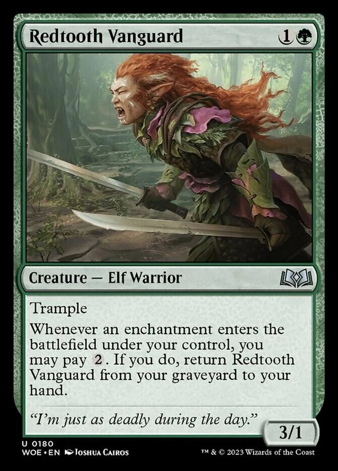 x1 Redtooth Vanguard - Wilds of Eldraine - NM - MTG - Image 1 of 1