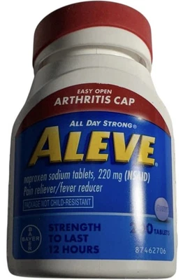 Tabletas Aleve Easy Open para la artritis 200 unidades vence 04/2028+ ¡Nueva sellada! Foto 1 de 3