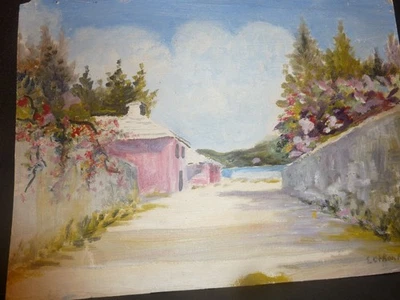 Pintura al óleo original vintage firmada por E. Othon Friesz Foto 1 de 4