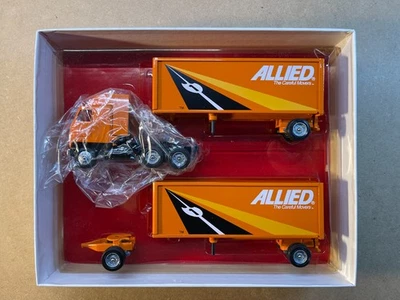 Winross Allied Van Lines Mack Ultraliner Dobles 2 Cachorros con Bogey Hecho en 1997 Foto 1 de 4