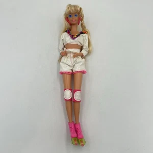 Barbie Flicker N Flash 1991 vintage con patines y traje. Mattel - Imagen 1 de 12