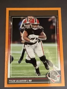 2024 Score Orange Boarder No.10 Tyler Allgeier Falcons - Bild 1 von 2