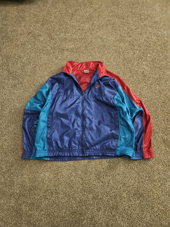Винтажный незнакомые вещи винтажный Nike ветровка 90-х куртка размер L РЕДКАЯ - Изображение 1 из 4