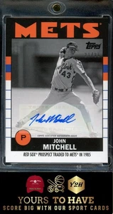 2021 TOPPS X ESPN METS ONCE UPON A TIME IN QUEENS JOHN MITCHELL AUTO #/86 METS - Bild 1 von 2